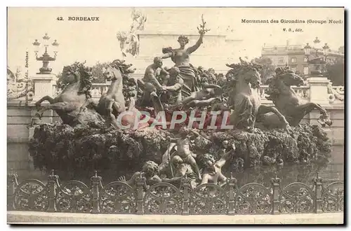 Cartes postales Bordeaux Monument Des Girondins