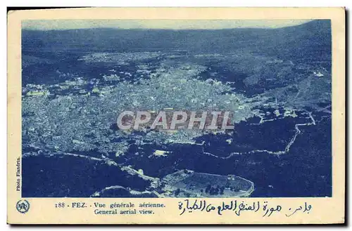 Cartes postales Fez Vue Generale Aerienne