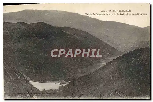 Cartes postales Ballon D&#39Alsace Vallee De Sewen Reservoir de l&#39Alfeld et lac de Sewen