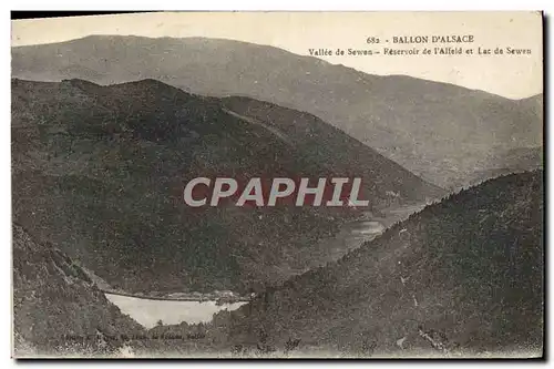 Cartes postales Ballon D'Alsace Vallee De Sewen Reservoir de l'Alfeld et lac de Sewen