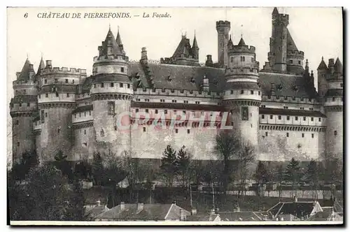 Cartes postales Chateau De Pierrefonds La Facade