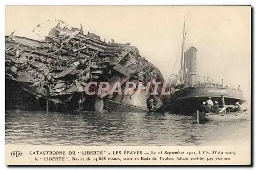 Catastrophe du Liberte Les epaves