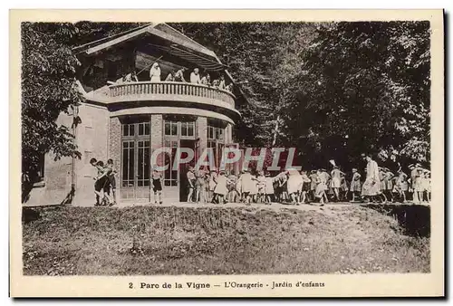 Ansichtskarte AK Maison des enfants des cheminots du Nord Parc de la Vigne Crouy sur Ourcq Train L&#39orangerie J