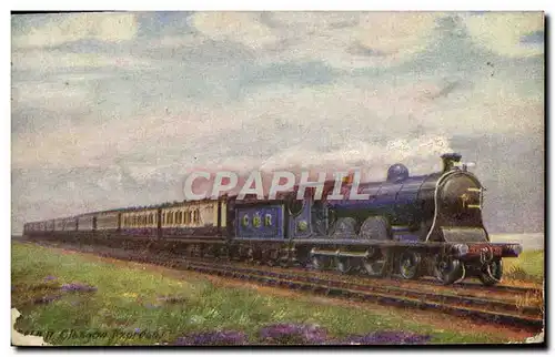 Cartes postales Train Glasgow express