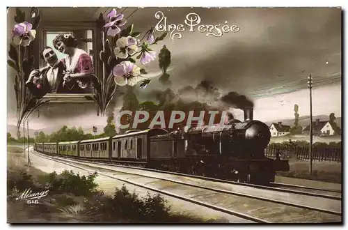 Cartes postales Train