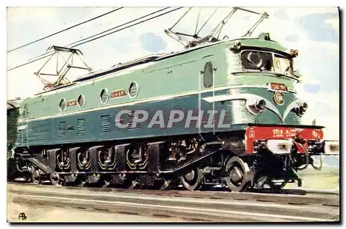 Cartes postales moderne Train Locomotive electrique 2D2 9100 SNCF