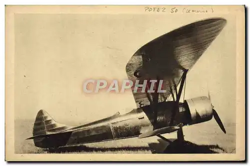 Cartes postales Avion Aviation Potez 50 Gnome Rhone 14