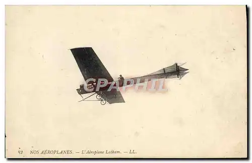 Ansichtskarte AK Avion Aviation l&#39aeroplane Latham