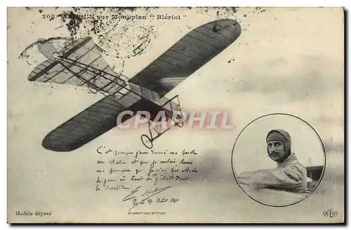 Cartes postales Avion Aviation Monoplan Bleriot