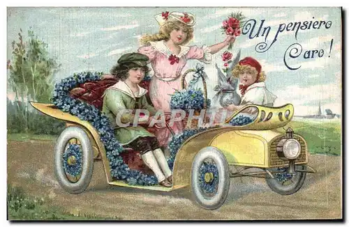 Cartes postales Automobile Enfants