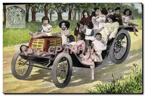 Cartes postales Automobile Enfant Bebes