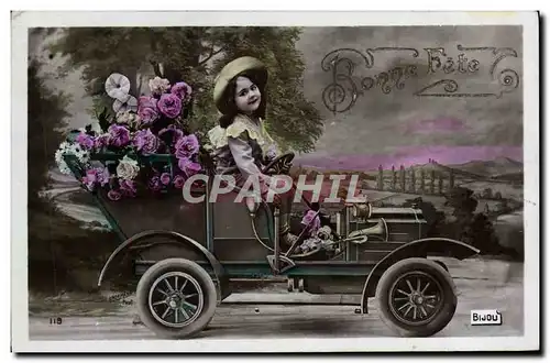 Cartes postales Automobile Enfants