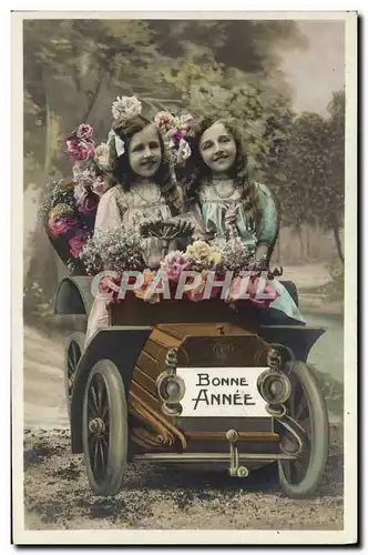 Cartes postales Automobile Femme