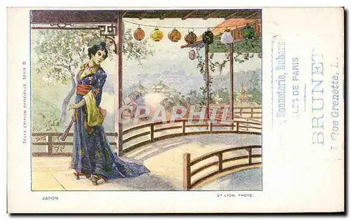 Cartes postales Japon Nippon Femme Folklore
