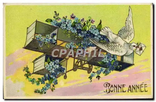 Cartes postales Avion Aviation Colombe
