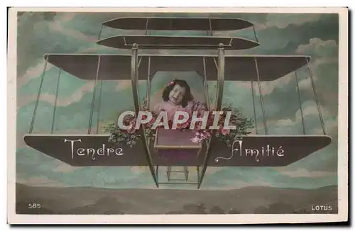 Cartes postales Avion Aviation Enfant