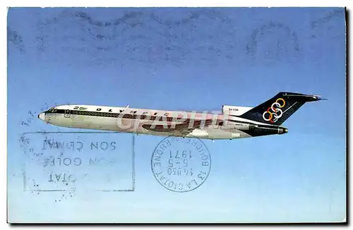 Moderne Karte Avion Aviation Olympic Airways Boeing 727 200