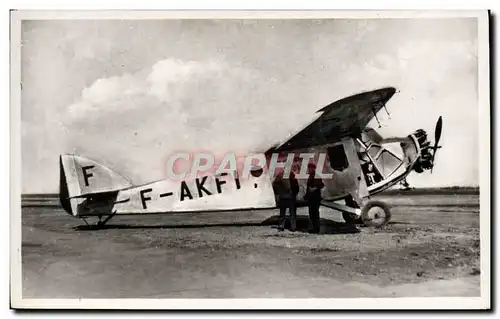 Cartes postales moderne Avion Aviation Istres Aviation Le monomoteur SPCA