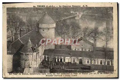 Cartes postales Tours La Caserne Meunier Militaria