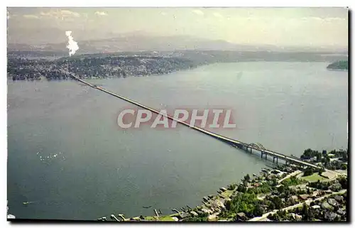 Moderne Karte Floating Bridge Seattle Washington