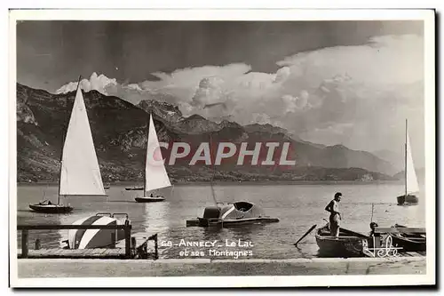 Cartes postales moderne Annecy Le Lac et ses Montagnes Pedalo