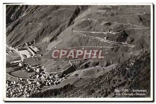 Cartes postales moderne Andermatt Mit Oberalp Strasse