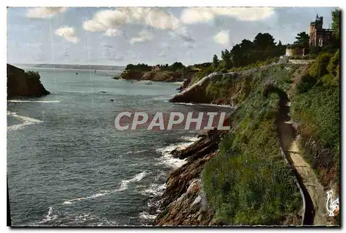 Cartes postales moderne Saint Quay Portrieux Le Chemin De Ronde Et Le Chateau De Calan