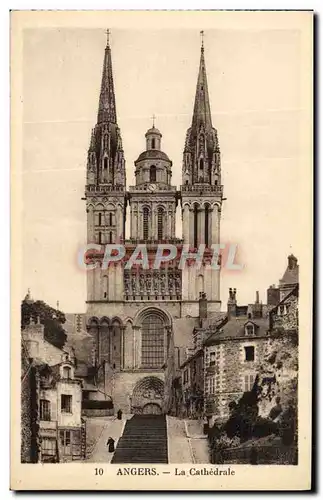 Cartes postales Angers La Cathedrale