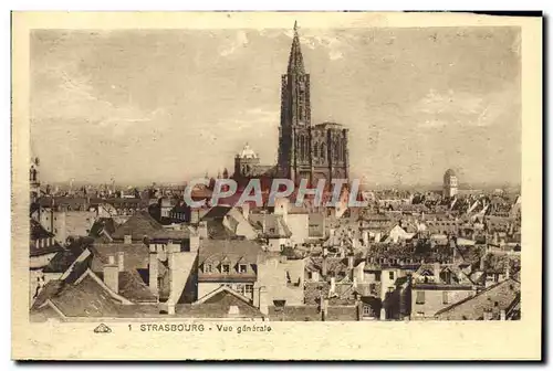 Cartes postales Strasbourg Vue Generale