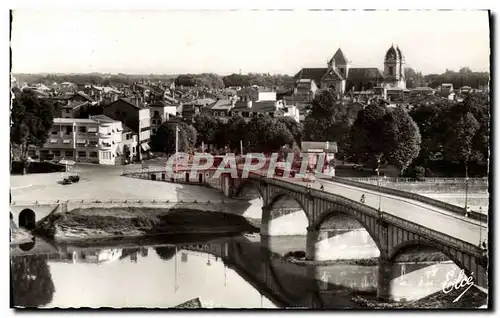Moderne Karte Dax Le Pont Au Fond La Cathedrale