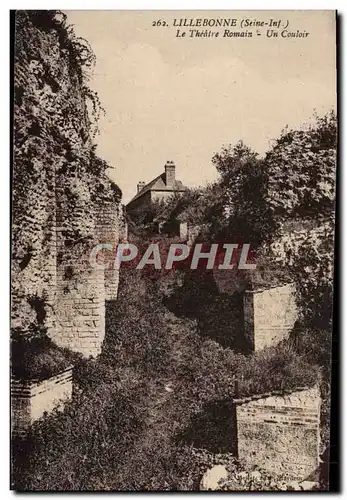 Cartes postales Lillebonne Le Theatre Romain un couloir