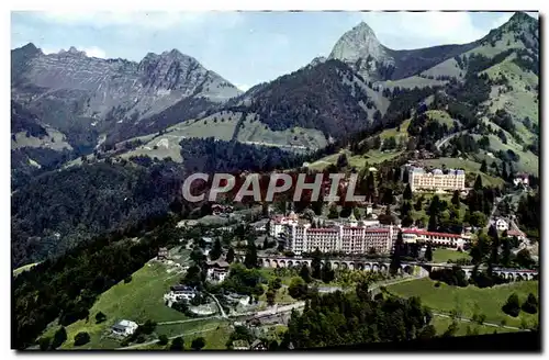 Cartes postales moderne Caux Sur Montreux La Dent De Jaman