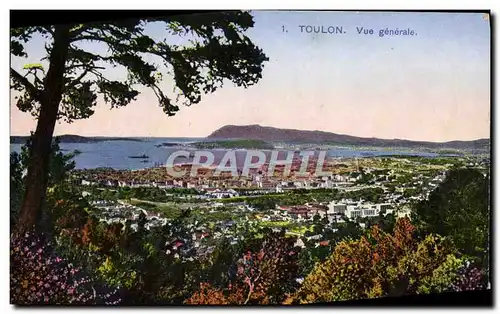 Cartes postales Toulon Vue Generale