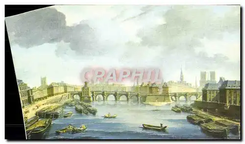 Cartes postales moderne Paris Le Louvre Le Pont Neuf et le College des Quatre Nations