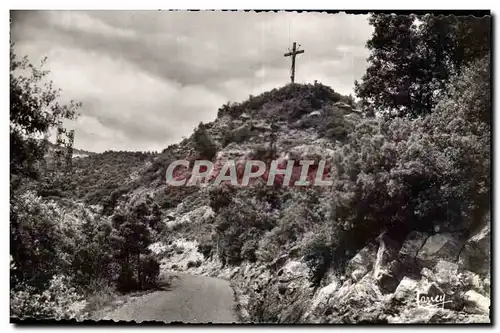 Moderne Karte Amelie Les Bains Perles des Pyrenees Route de Montballe et le calvaire