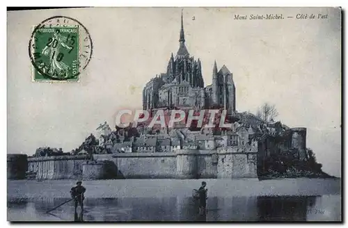 Cartes postales Mont Saint Michel Cote de l'est