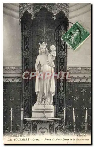 Ansichtskarte AK Les Touraille Statue de Notre Dame de la Recouvrance