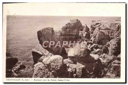 Cartes postales Prefailles Rochers vers la Pointe Saint Gildas