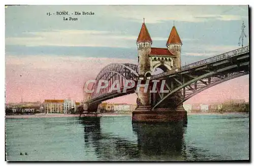 Cartes postales Bonn Die Brucke