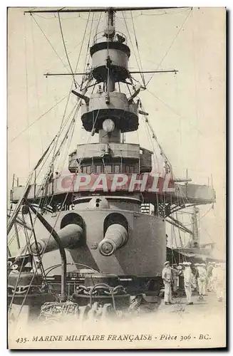 Cartes postales Bateau de guerre Piece 306