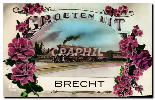 Cartes postales Train Locomotive Brecht