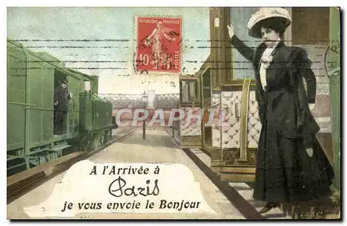 Cartes postales Train Paris