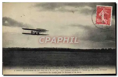 Ansichtskarte AK Avion Aviation wilbur Wright