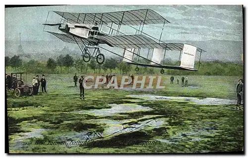 Cartes postales Avion Aviation Henri Farman battant le record de l&#39aeroplane