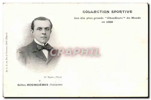 Cartes postales Automobile Collection Sportive Chauffeur Gilles Hourgieres Voituriste