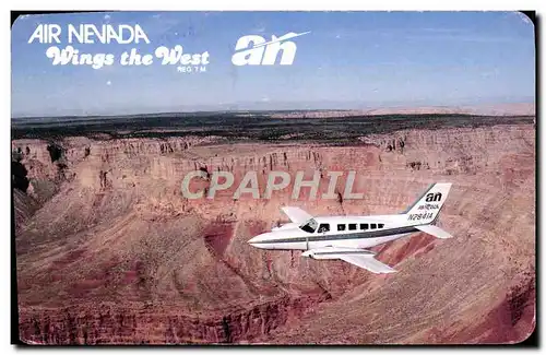 Moderne Karte Avion Aviation Air Nevada