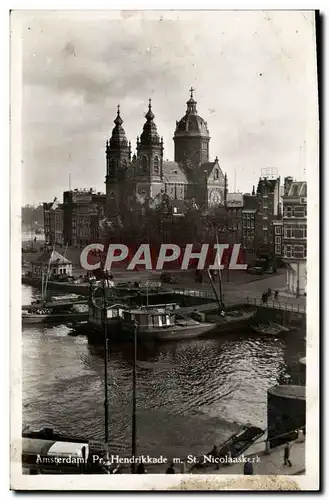 Cartes postales Amsterdam Pr Hendrikkade m St Nicolaaskerk