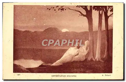 Cartes postales Contemplation D&#39Automne Osbert