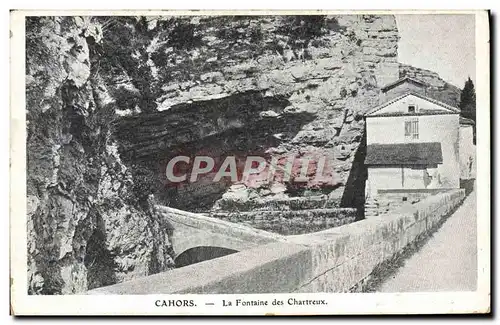 Cartes postales Cahors La Fontaine Des Chartreux