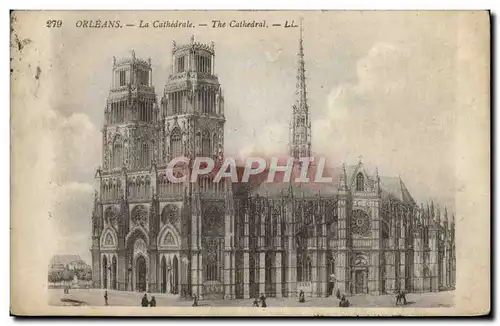 Cartes postales Orleans La Cathedrale